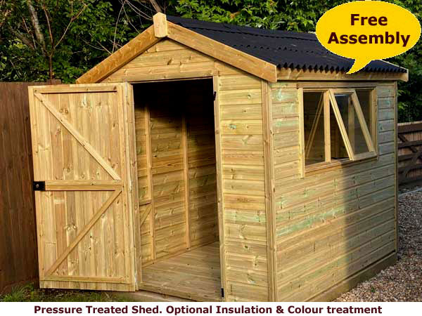 Image of apex made to measure shed shed