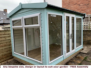 image of Regent apex garden office shed