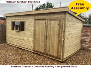 image of Platinum Fareham pent Workshop