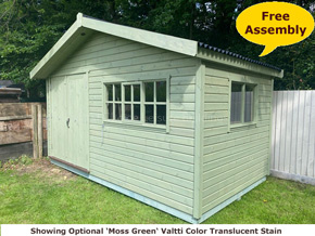 Valtti Moss Green Stain - 1st Choice Leisure Buildings