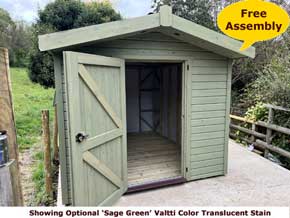 Valtti Sage Green Wood Stain - 1st Choice Leisure Buildings