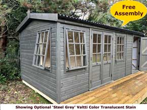 Valtti Steel Grey Wood Stain - 1st Choice Leisure Buildings