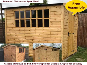 image of of Diamond Chichester Apex shed