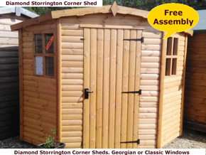 image of of Diamond Storrington Corner shed