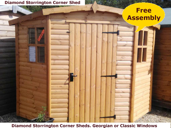 image of of Diamond Storrington Corner shed