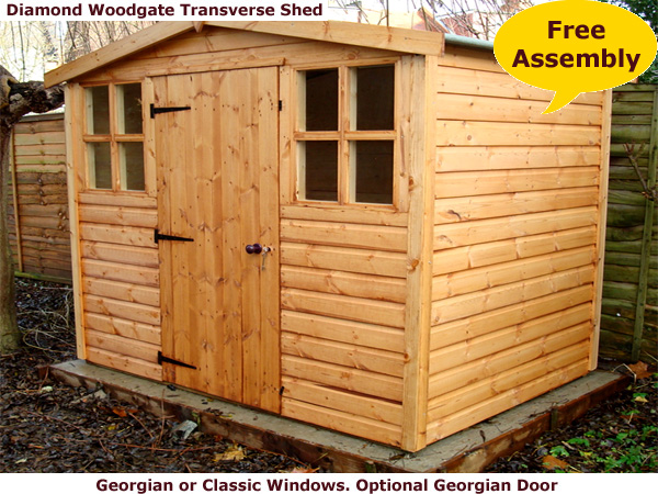 image of Diamond Woodgate Reverse Apex shed