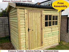 image of of Platinum Portsmouth traditional shed