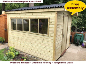 image of Platinum Southampton Apex shed