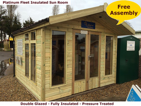 image of Platinum Fleet Apex Insulated Luxury summerhouse