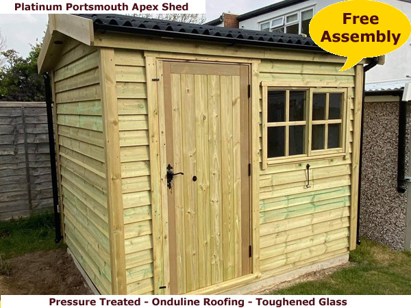 image of of Platinum Portsmouth traditional shed